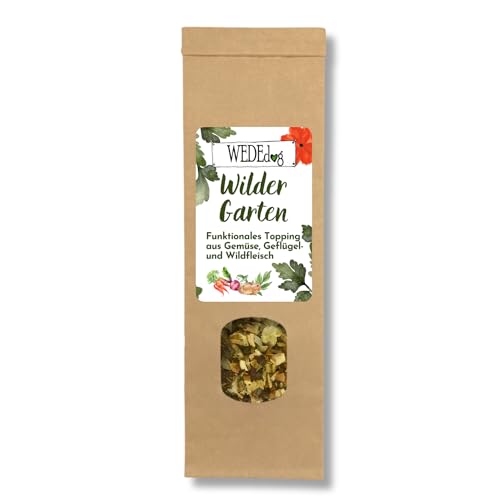 Hundefutter Topping I WEDEdog Topping Wilder Garten I Topping Hundefutter in Premium-Qualität I 150g von WEDEdog