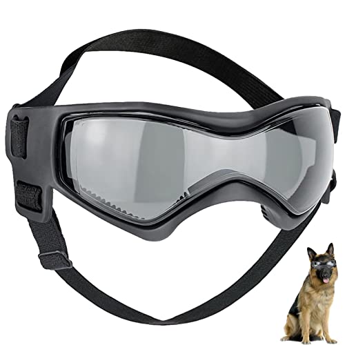 WEITING Brille für Hunde – verstellbare Hundebrille für große Hunde | Haustierbrille zur Vermeidung von Sonne, Wind, Sand, weit verbreitet für kleine bis große Hunde für Partys, Weihnachten, Neujahr von WEITING