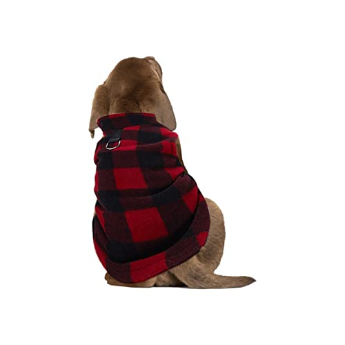 WEITING Fleece-Hundeweste, dicker Wintermantel, Polarfleece, für kaltes Wetter, ärmellose Kleidung für kleine, mittelgroße und große Hunde von WEITING
