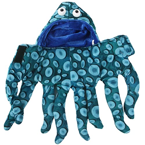 WEITING Hunde Octopus Kleidung | Octopus Pet Cosplay Outfit Party Dress Up,Waschbarer Haustieranzug, Halloween-Cosplay-Kostüme für drinnen und draußen von WEITING
