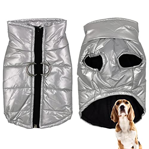 WEITING Hundemantel für kaltes Wetter, winddicht, reflektierende Jacke für kaltes Wetter, Hundeweste, Wintermantel, warme Hundebekleidung für kaltes Wetter, Hundejacke für kleine, mittelgroße und von WEITING