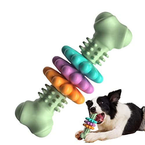 WEITING Robustes Kauspielzeug für Hunde – Zahnbürstenspielzeug, robustes Hundespielzeug für aggressive Kauer, Zahnreinigung und Zahnfleischmassage, robustes Hundespielzeug für kleine und mittelgroße von WEITING