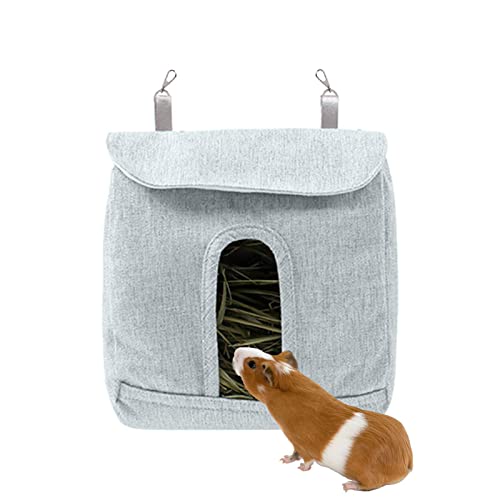 WEITING Tasche für Heu-Futterspender – faltbar, für kleine Haustiere | S/M/L Futterbeutel für Heu, Meerschweinchen, mit 2 verstellbaren Löchern für Kaninchen, Meerschweinchen WEITING Tasche für Heu-Futterspender – faltbar, für kleine Haustiere | S/M/L Futterbeutel für Heu, Meerschweinchen, mit 2 verstellbaren Löchern für Kaninchen, Meerschweinchen von WEITING