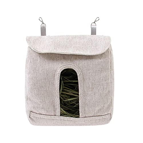 WEITING Tasche für Heu-Futterstation, faltbar, für kleine Haustiere, Heufutterstation für Kaninchen S/M/L, Heubeutel für Kaninchen mit verstellbaren Haken, Heutasche für Heufütterer WEITING Tasche für Heu-Futterstation, faltbar, für kleine Haustiere, Heufutterstation für Kaninchen S/M/L, Heubeutel für Kaninchen mit verstellbaren Haken, Heutasche für Heufütterer von WEITING