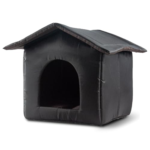 weiting Katzenhaus, Katzenhaus für draußen | Coldproof Condo Warmes Welpenbett | Haustier-Winterhöhlenhaus, Schlafunterschlupf für Outdoor-Katzen, Wildkatzen weiting Katzenhaus, Katzenhaus für draußen | Coldproof Condo Warmes Welpenbett | Haustier-Winterhöhlenhaus, Schlafunterschlupf für Outdoor-Katzen, Wildkatzen von WEITING