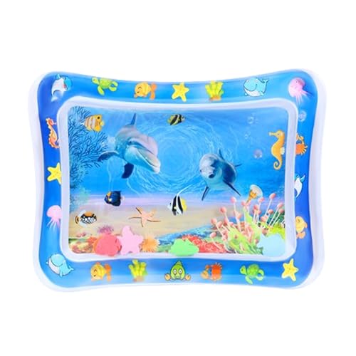 WEJDYKG Sensor Water Playmat-Sensor Water Playmat for Cats, Water Sensory Pad Water Play, Water Sensor Mat for Kids, Water Sensory Play Pad for Floor Play (Dolphin 2) von WEJDYKG