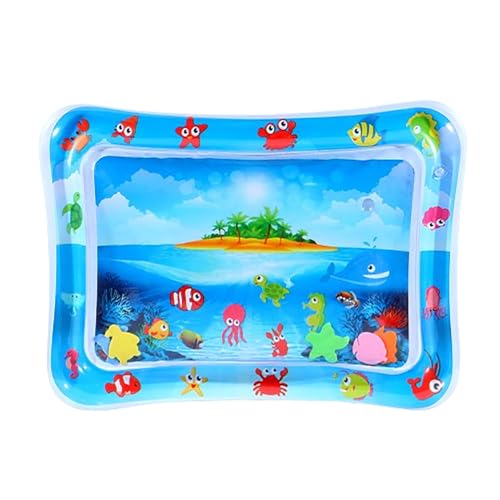 WEJDYKG Sensor Water Playmat-Sensor Water Playmat for Cats, Water Sensory Pad Water Play, Water Sensor Mat for Kids, Water Sensory Play Pad for Floor Play (Island) von WEJDYKG