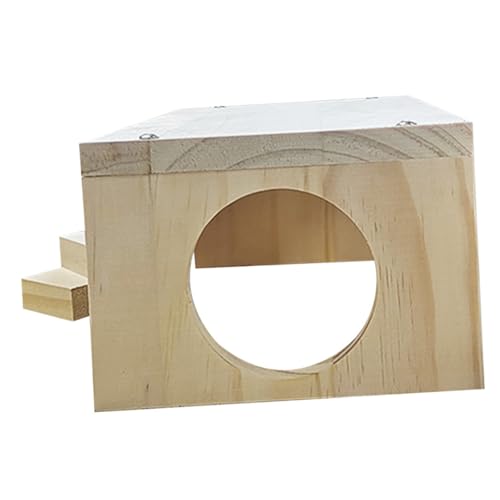 WEKAMOS Hamster Spielplattform aus Holz Drehbare Kletterleiter für Kleintiere Multifunktionale Etagen Stehplattform für Zwerghamster und Nager Fördert Bewegung und Beschäftigung WEKAMOS Hamster Spielplattform aus Holz Drehbare Kletterleiter für Kleintiere Multifunktionale Etagen Stehplattform für Zwerghamster und Nager Fördert Bewegung und Beschäftigung von WEKAMOS