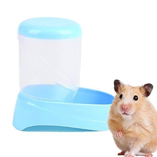 WESEEDOO Futterautomat Heimtierbedarf Kleintiere Futterspender Hamster Kaninchenfutter Spender Meerschweinchen-Futternapf Eichhörnchen-Zufuhr Blue von WESEEDOO