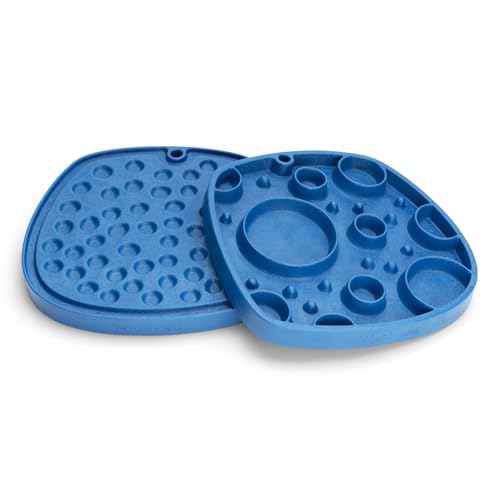 West Paw Seaflex Bubbles Feast Mat - All-in-One, Slow Feeder, Lick Mat - Fördert Futtersuche & Futtererkundung - Engagiert wählerische Esser & langsames Füttern - Vielseitig - Leicht zu reinigen, von WEST PAW