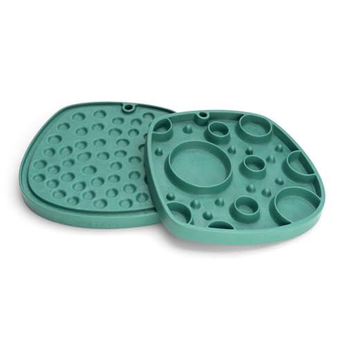 West Paw Seaflex Bubbles Feast Mat - All-in-One, Slow Feeder, Lick Mat - Fördert Futtersuche & Futtererkundung - Engagiert wählerische Esser & langsames Füttern - Vielseitig - Leicht zu reinigen, von WEST PAW