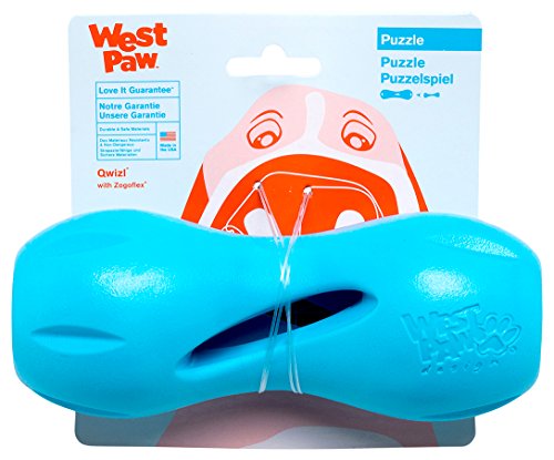 West PAW JUGUETE ZOGOFLEX QWIZL L 17CM Azul Turquesa von WEST PAW