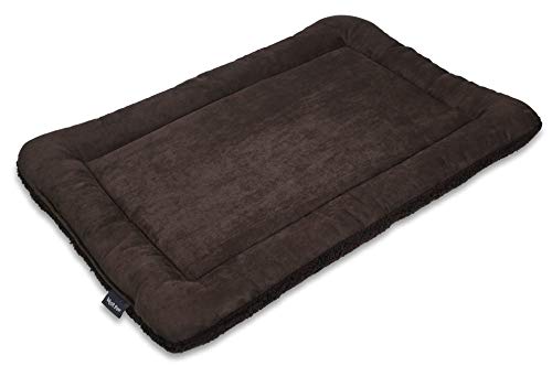 WEST PAW Big Sky Nap Flache Hundematte mit IntelliLoft-Faser und Füllung, langlebig, leichte Matte für Hunde und Katzen, hergestellt in den USA, Schokolade, Größe M von WEST PAW