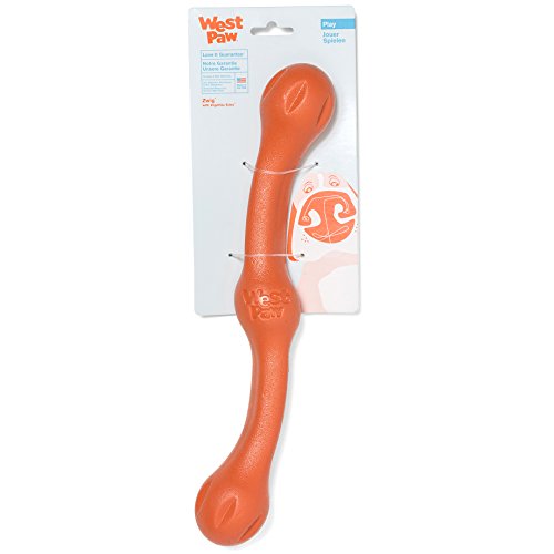 WestPaw Dog Spielzeug Echo Zwig L orange 35cm von WEST PAW