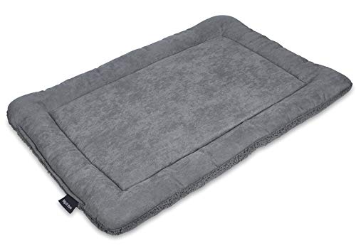 West Paw Big Sky Nap Flache Hundematte mit IntelliLoft Faser und Füllung, langlebig, leichte Matte für Hunde und Katzen, hergestellt in den USA, Fels, Größe M von WEST PAW