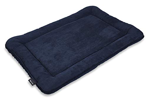 West Paw Big Sky Nap Flache Hundematte mit IntelliLoft Faser und Füllung, langlebige, leichte Matte für Hunde und Katzen, hergestellt in den USA, Mitternacht, Größe M von WEST PAW