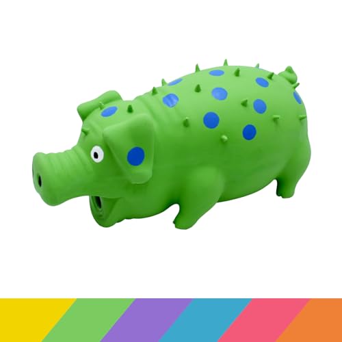 WEYSHHT Squeaky Pig, Hundespielzeug Quietschendes Schwein, Hundespielzeug Quietschend Latex, Hund Kauen Spielzeug Welpen Spielzeug für Hund, Haustier Interaktives, Langlebiges von WEYSHHT