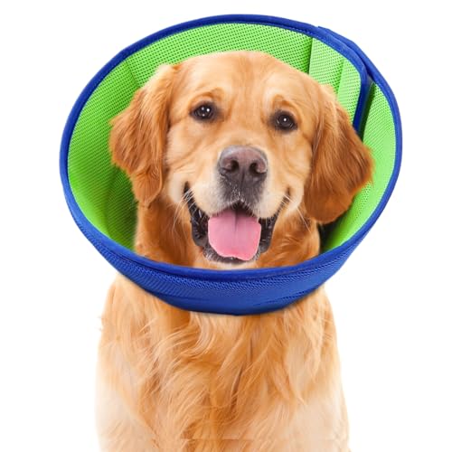 WFIST Hunde-Genesungshalsbänder für kleine Hunde, Alternative nach Operationen, weich, bequem, verstellbar, elisabethanische Haustier-Kegel-Alternativen für große, mittelgroße und kleine Hunde, stoppt von WFIST
