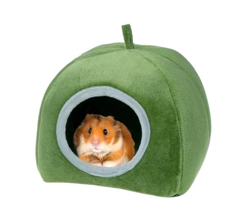 Hamster-Wärmenest, gemütliches Bett for Hamster, Versteck for Kleintiere, weiches Fleece-Futter, langlebiges Design, passt in jeden Käfig, bietet Wärme und Komfort, verbessert das Wohlbefinden und die von WG_FJEWLFV