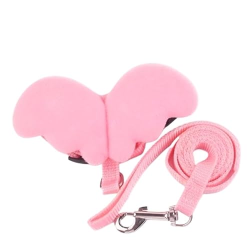 WHB-LOIDBESVE Halsbänder, Leinen und Transportboxen – Sorgen Sie for die Sicherheit Ihrer Katze – das perfekte Zubehör for Spaziergänge und for Spielen!(Pink,M 3.5-7kg) von WHB-LOIDBESVE