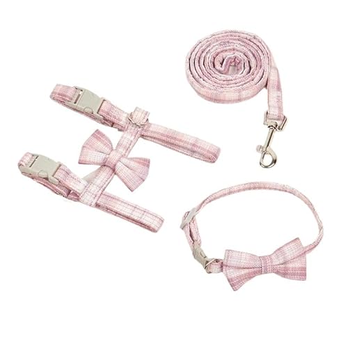 WHB-LOIDBESVE Halsbänder, Leinen und Transportboxen – Sorgen Sie for die Sicherheit Ihrer Katze – das perfekte Zubehör for Spaziergänge und for Spielen!(Pink,S pet 1.5-4kg) von WHB-LOIDBESVE