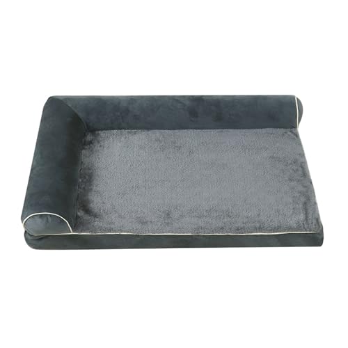 WHFCBJBW Ergonomisches Hundesofa mit Nackenrollen, Hundesofa, Eier, Schaumstoff, Polsterung, Haustierbett, einfache Pflege, Katzen und Hunde von WHFCBJBW