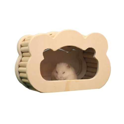 Haustierkäfig-Bett, Unterschlupf, Haus für Hamsterkäfig, Versteck Haus, Schlafbett, Kleintiere, Hamsterhaus, Dekoration von WHKM