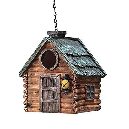 Vogelnest aus Kunstharz zum Aufhängen, Vogelkäfig, Vogelhaus, Outdoor, dekoratives Nest zum Aufhängen, Papageiennest, Häuser, Haustierschlafzimmer von WHKM