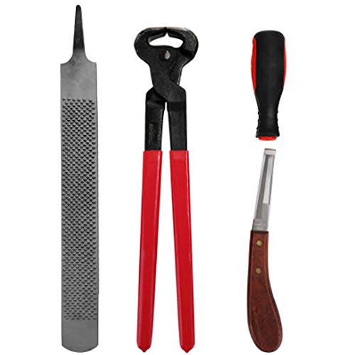 WHR-HARP Huftrimm Werkzeug Kit, Horse Hoof Farriers Nipper, Geeignet zum Huftrimmen für Pferde/Esel, Reparatur Harter Hufe von Großen und Mittleren Tieren, Langlebig und Praktisch von WHR-HARP