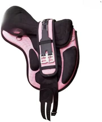 WILD RACE Freemax Sattel Baumloser Sattel/Treeless Saddle Freemax Saddle (10", (Pink) von WILD RACE