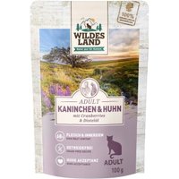 WILDES LAND Adult 12x100g Kaninchen & Huhn von WILDES LAND