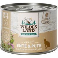 WILDES LAND Adult 6x200g Ente & Pute von WILDES LAND