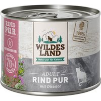 WILDES LAND PUR Adult 6x200g Rind pur von WILDES LAND