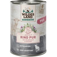 WILDES LAND PUR Adult 6x400g Rind pur von WILDES LAND