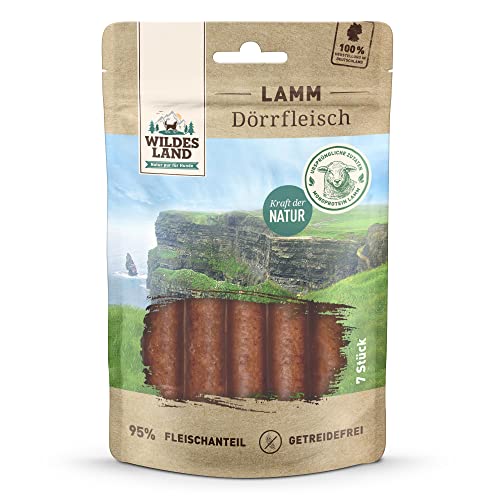 Wildes Land - Lamm - Dörrfleisch - 7 Stück - Snack von WILDES LAND