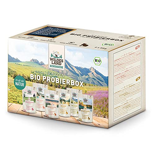 Wildes Land - Pouch Probierbox - Bio Adult - 6 x 85 g - Nassfutter von WILDES LAND