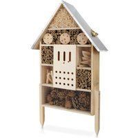 WILDLIFE HOME Insektenhotel XXL mit Metalldach von WILDLIFE HOME