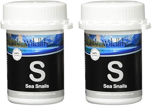 WILDLIFE FD Blackline - FD Sea Snails Gefriergetrockenete Futterschnecken, 2er Pack (1 x 40 Grams) von WILDLIFE