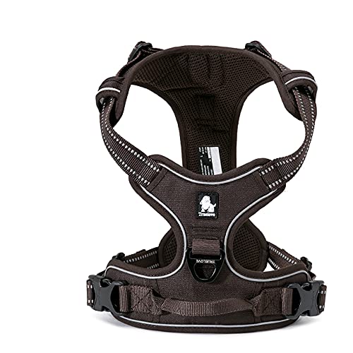 WINHYEPET Truelove Hundegeschirr No-Pull Reflektierendes verstellbar Haustiergeschirr mit 2 Leinenclips, einfachem Steuergriff für kleine, zum mittelgroße und große Hunde, TLH5651 WINHYEPET Truelove Hundegeschirr No-Pull Reflektierendes verstellbar Haustiergeschirr mit 2 Leinenclips, einfachem Steuergriff für kleine, zum mittelgroße und große Hunde, TLH5651 von WINHYEPET