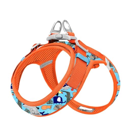 WINHYEPET Truelove Hundegeschirr Weiches Mesh Reflektierend Atmungsaktiv Step-In Hundegeschirr Easy Walk Harness mit Sicherheitsschnalle für Extra Kleine Und Kleine Hunde, Weste Geschirr TLH30131 von WINHYEPET