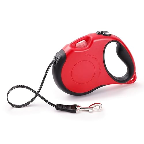 WINHYEPET Truelove TLL5001 Hundeleine, verhedderungsfrei, einziehbar, 4,8 m, starkes Nylonband, Einhand-Bremspausensperre, für Hundebesitzer, zuverlässig von WINHYEPET