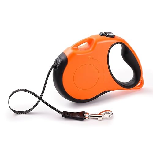 WINHYEPET Truelove TLL5001 Hundeleine, verhedderungsfrei, einziehbar, 4,8 m, starkes Nylonband, Einhand-Bremspausensperre, für Hundebesitzer, zuverlässig von WINHYEPET