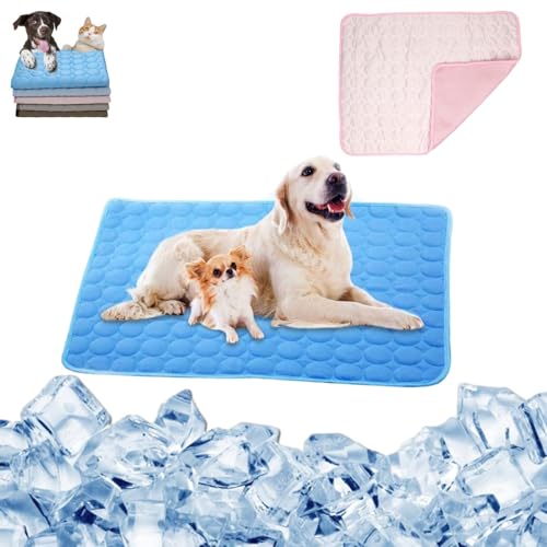 WIWIDANG Hundeliebling Pet Cool v.3 - Premium Kühlmatte Für Hunde (Rosa, 100 * 70CM) von WIWIDANG