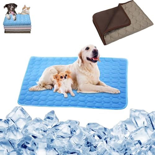 WIWIDANG Hundeliebling Pet Cool v.3 - Premium Kühlmatte Für Hunde (braun, 100 * 70CM) von WIWIDANG