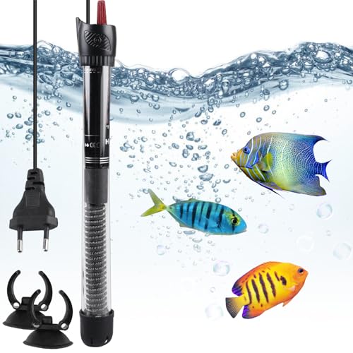 WIYETY 100W Aquarium Heizung 120L: Heizstab Aquarium mit Saugnäpfen, Einstellbar Aquariumheizer mit Thermostat Regelheizer, Aquarium Heizer, Fischtanks Heizstab für Fischtanks und Aquarium von WIYETY