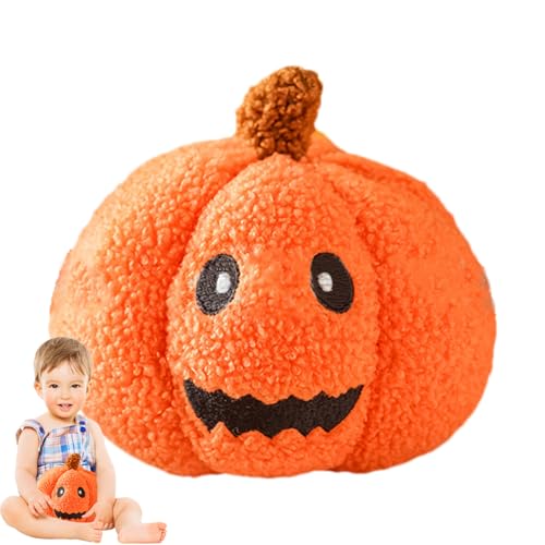 WJnflQN Hund Plüsch Kauspielzeug - Beschäftigungs Kürbis Hundespielzeug - Knisterndes interaktives Spielzeug für zu Hause & Reise gegen Langeweile Indoor Halloween Spielzeit WJnflQN Hund Plüsch Kauspielzeug - Beschäftigungs Kürbis Hundespielzeug - Knisterndes interaktives Spielzeug für zu Hause & Reise gegen Langeweile Indoor Halloween Spielzeit von WJnflQN