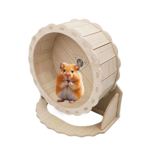 WJnflQN Ruhiges Hamsterrad, kleines Hamsterrad - Hamster -Übungsräder,Ruhige Anreicherung Spielzeug Haustierlebensraum für das Klettern von Aktivitäten, die Saucer -Holz mit Kaubedürfnissen und WJnflQN Ruhiges Hamsterrad, kleines Hamsterrad - Hamster -Übungsräder,Ruhige Anreicherung Spielzeug Haustierlebensraum für das Klettern von Aktivitäten, die Saucer -Holz mit Kaubedürfnissen und von WJnflQN