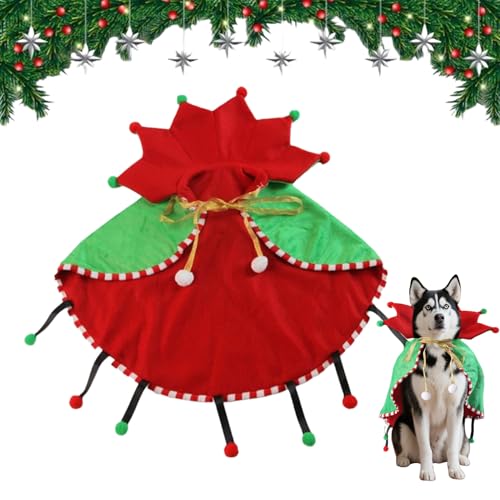 WJnflQN Weihnachts Hundekleidung | Weihnachtsbaum Katzen Outfit | Tierbedarf Umhang Niedlich Für Katzen Winter Verkleidung Festtag Geburtstagsparty Cosplay WJnflQN Weihnachts Hundekleidung | Weihnachtsbaum Katzen Outfit | Tierbedarf Umhang Niedlich Für Katzen Winter Verkleidung Festtag Geburtstagsparty Cosplay von WJnflQN