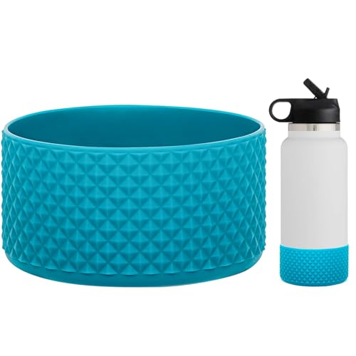 WKieason 1 Stück Tumbler Bodenschutz Flask Silikonhülle 32oz 40oz für Hydro Flask,Takeya,MIRA,Yeti,Owala,Iron Flask und andere Marke Wasserflasche. Nicht für Stanley Wasserflasche von WK IEASON