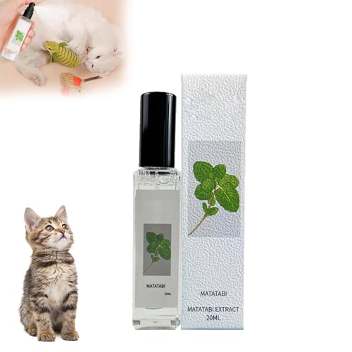 Kräuterkatzenfreude, 20 ml Kräuter-Cat-Joy-Spray, Herbal Cat Joy Sellerie Haustiere, Celery Pets Katzenminze-Spray, Katzenminze-Spray für Hauskatzen, Katzenangstlinderung, Katzenberuhigung (1PC) von WLWWCX